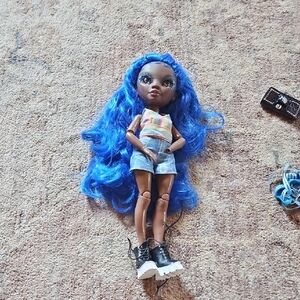 Blue-Haired Fashion Doll